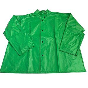 Vintage Ansell Jacket Chemical Safety Mens 2XL Green ASPN 96638 75103BG-IC